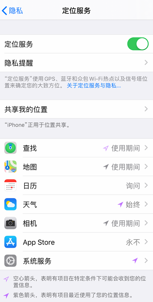 鼓楼苹果手机维修分享iPhone 状态栏中时间显示为蓝色图标是什么情况 